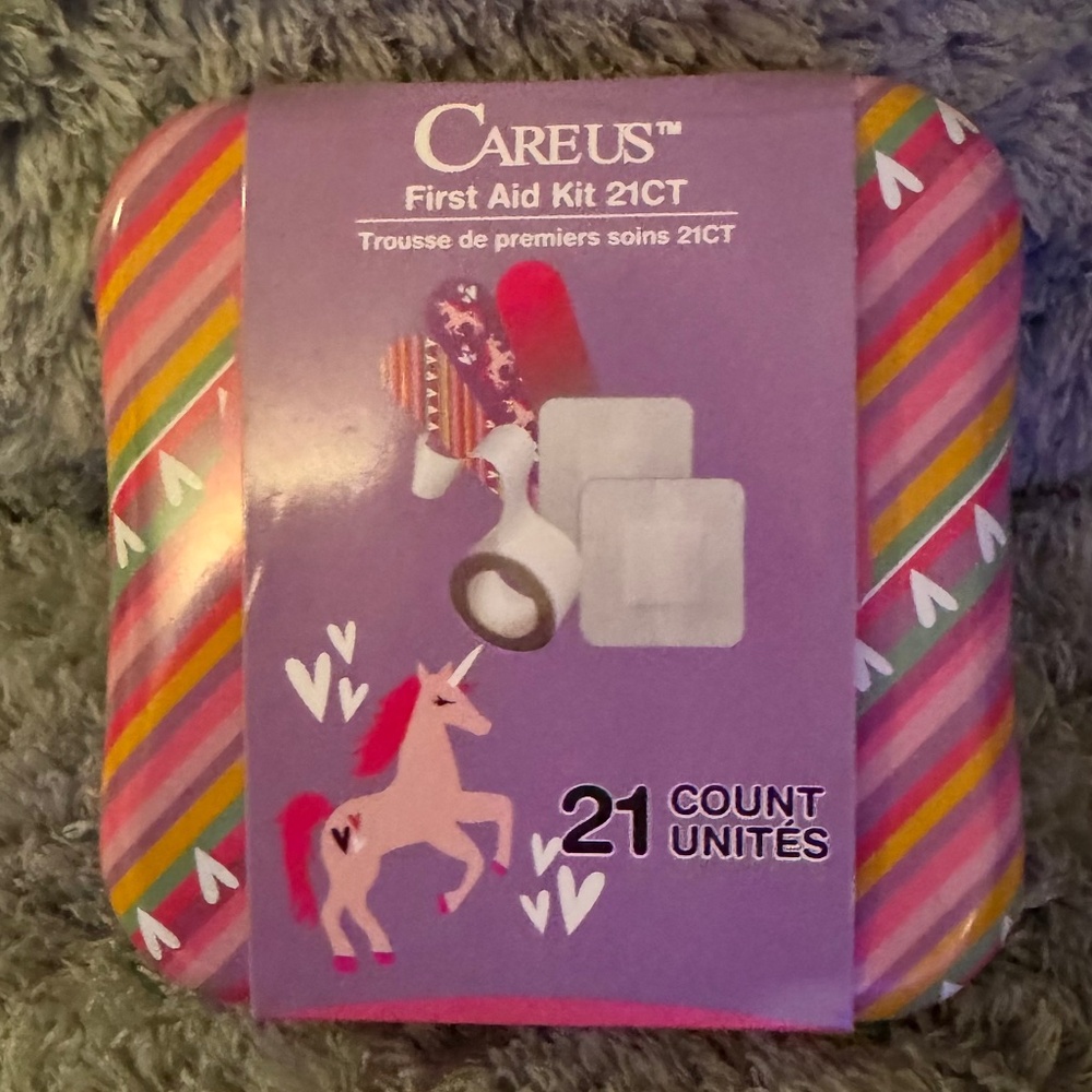 NWT CareUs 21 pc (collector type) Metal Tin First Aid Kit